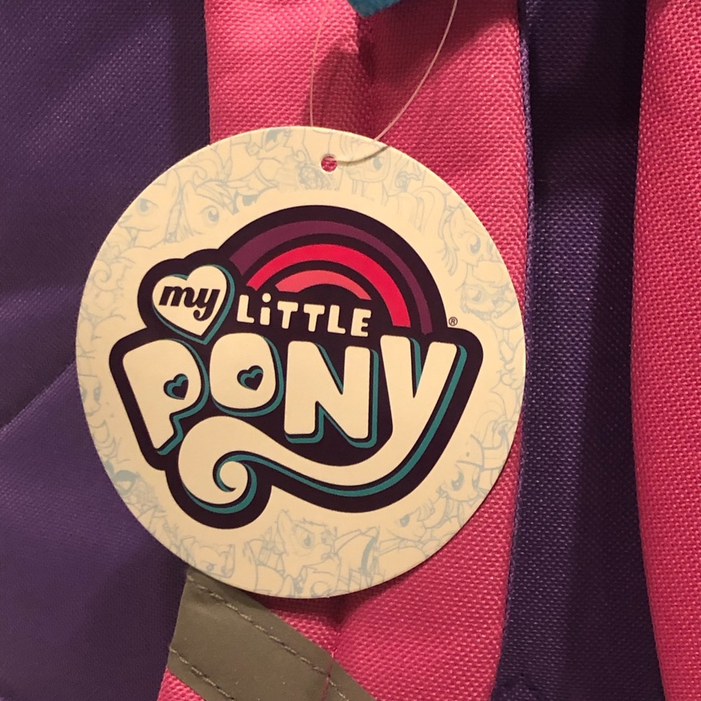 My Little Pony Pink Blue Backpack School Bag Girls - Picture 5 of 6